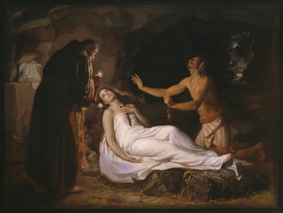 Last Moments of Atala, 1871 by Luis Monroy